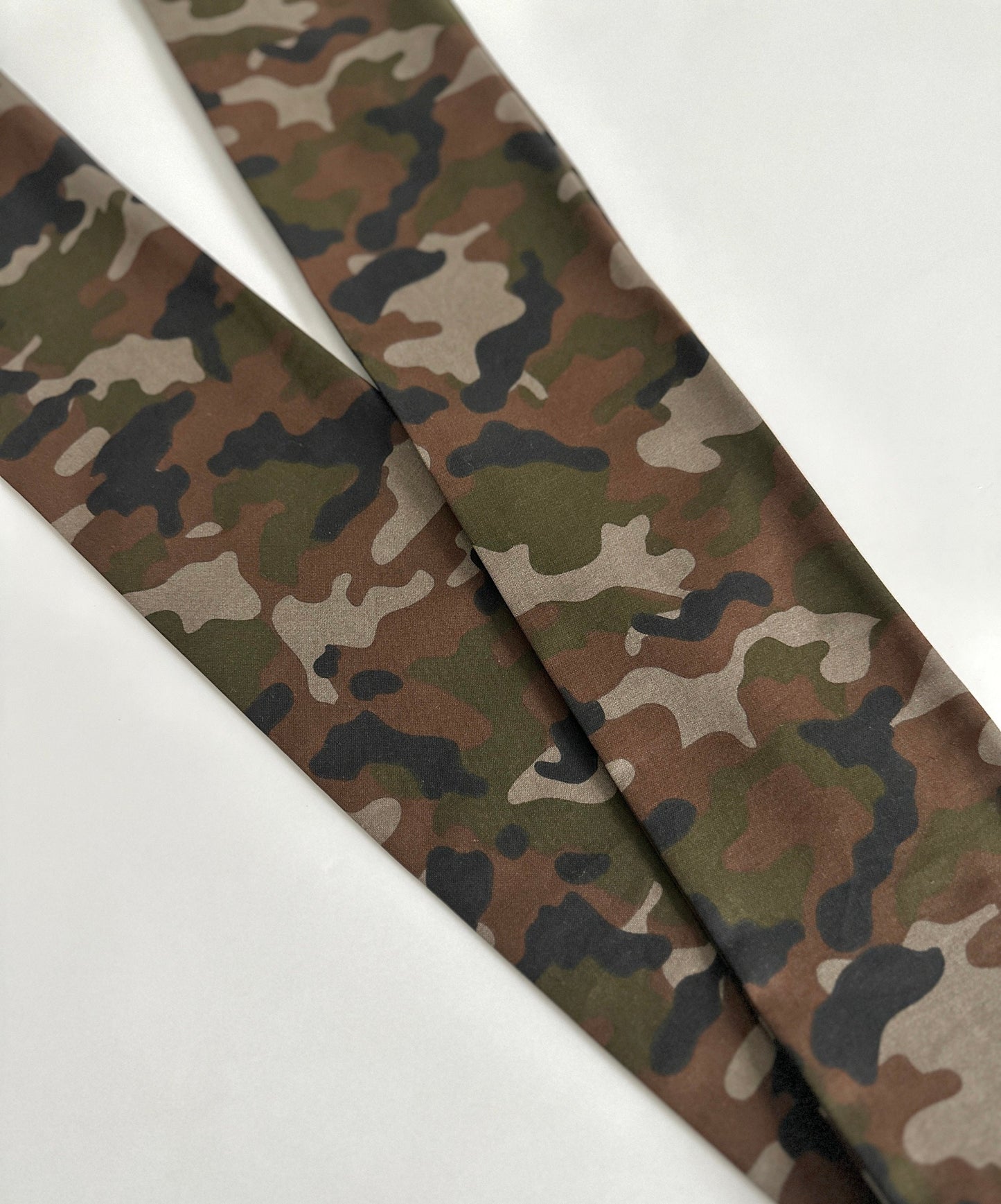 Extra Long Wide Adjustable Wire Headband, Camouflage Army Military Print, Wired Headband, Fabric Head Wrap, Turban, Boho Accessories