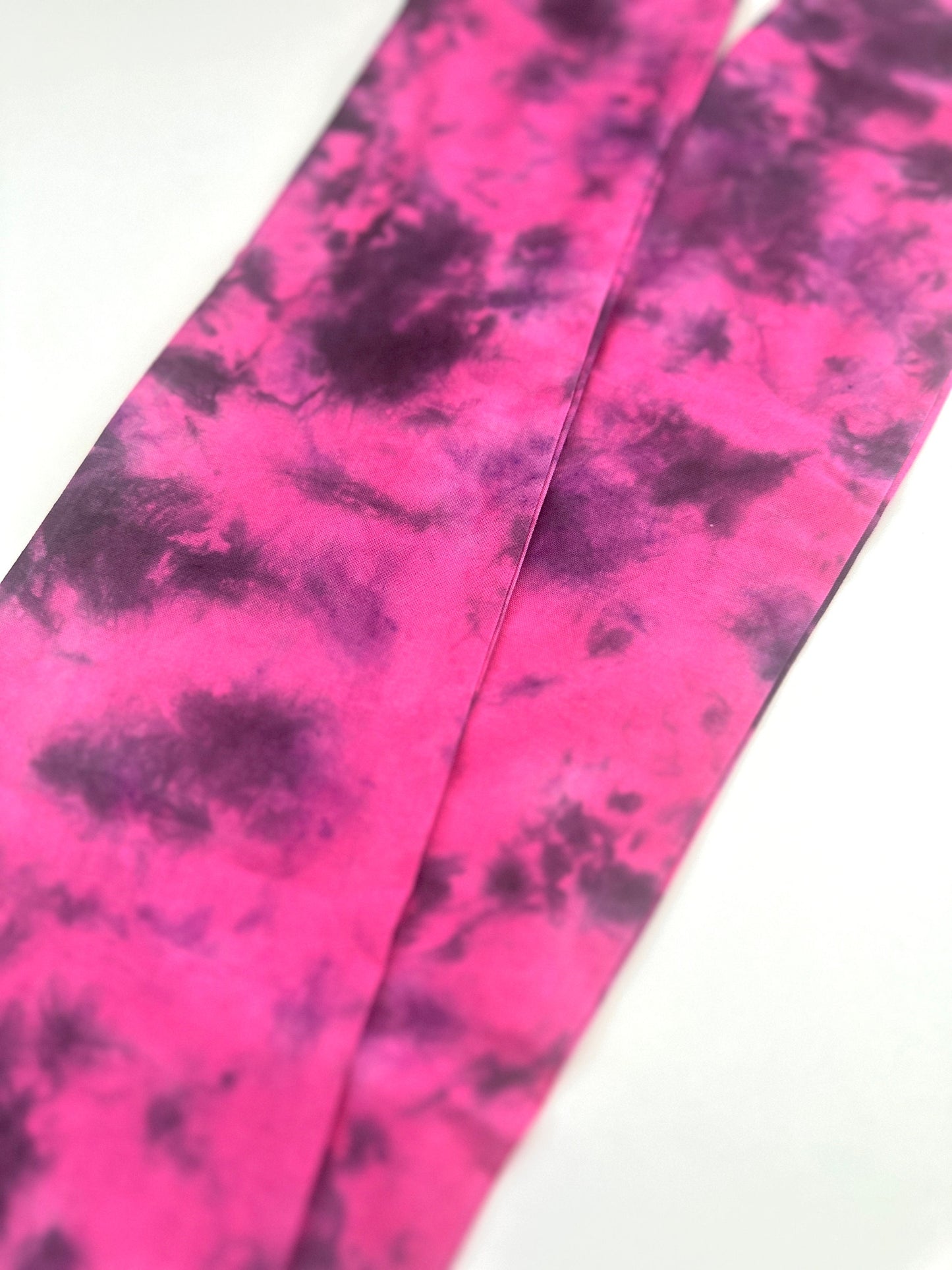 Hand Dyed Extra Long Wide ADJUSTABLE Wire Headband, Pink Tie Dyed Spring Summer Wired Head Wrap , Hair Accessories For Women, No Slip Scarf