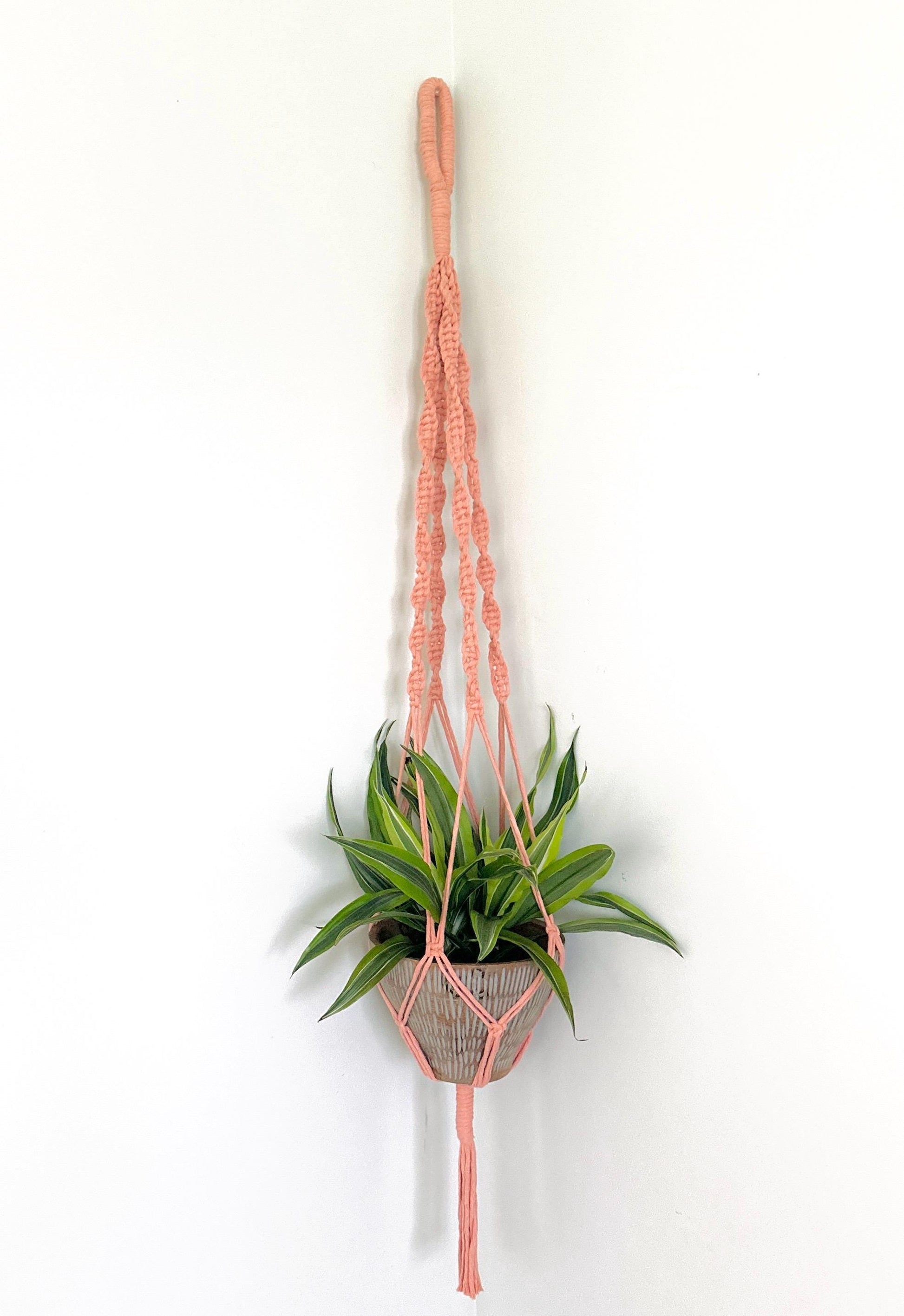 Macrame Plant Hanger, Indoor Planter, Hanging Plant Pot