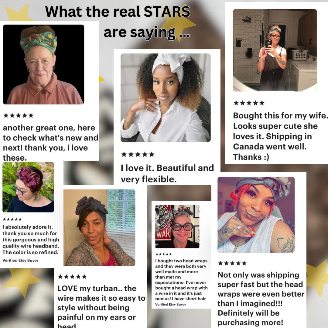 Extra Wide Adjustable Wire Headband, Dark Smoke Gray Solid Print Wired Head Wrap, Turban, Fall Fashion Hair Accessories for Women