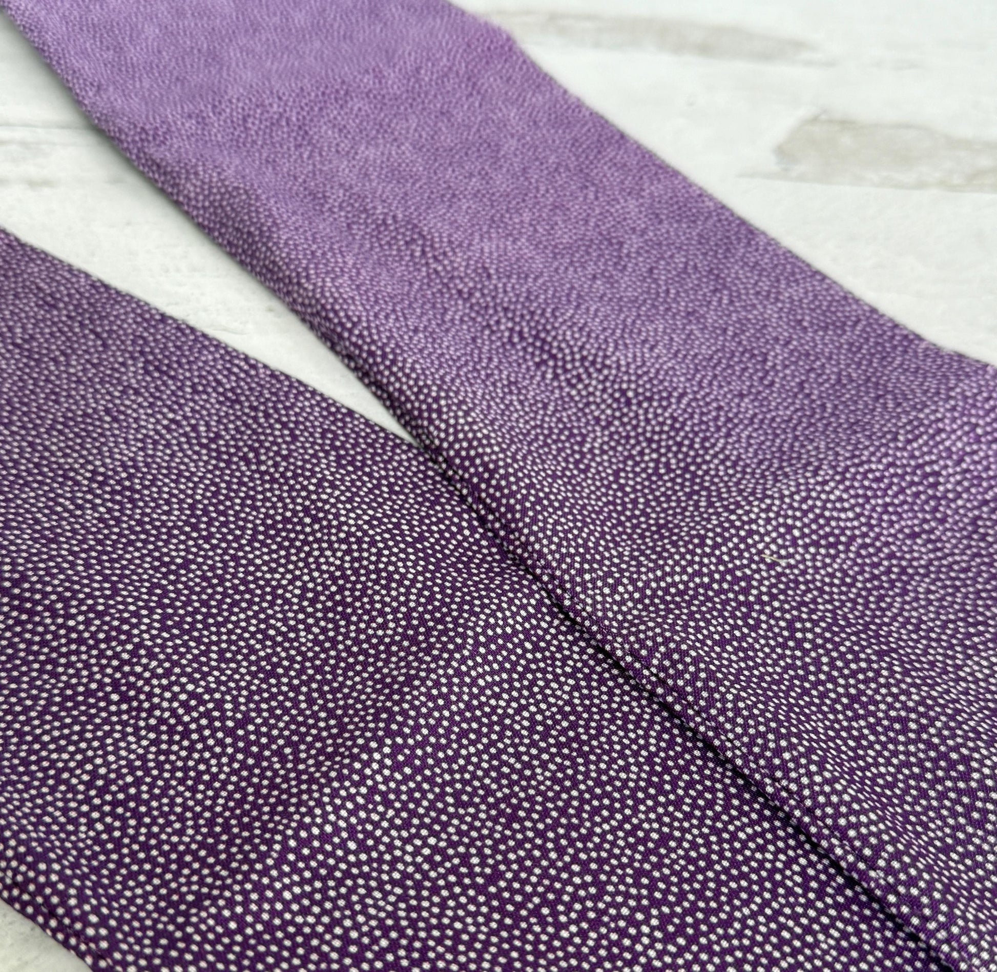 Extra Long & Wide ADJUSTABLE WIRE head Wrap, Purple Polka Dots Print Wired Head Band, Turban, Headband for Women, Boho Hair Wrap