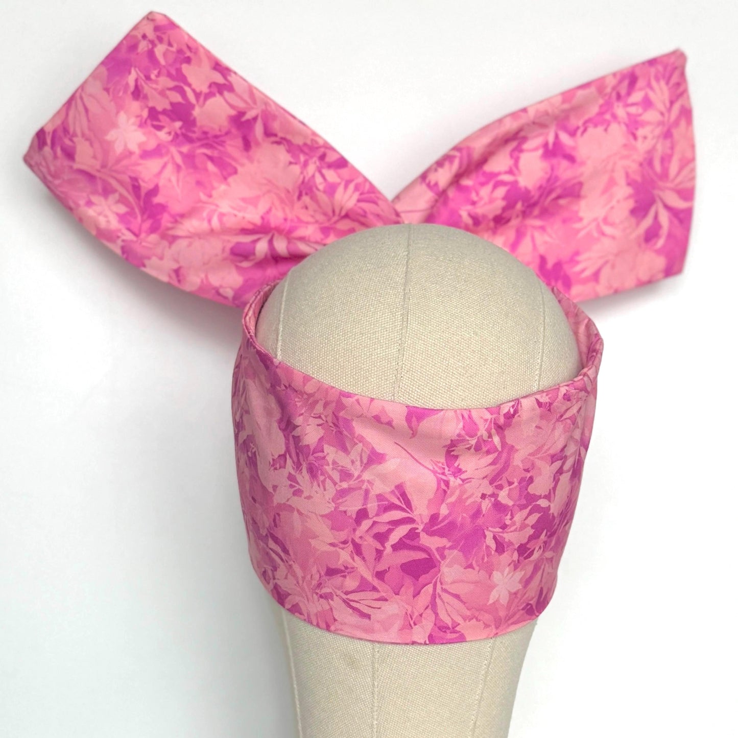 Extra Wide Adjustable Wire Headband, Print Tropical Floral Print, Boho Wired Headband, Fabric Head Wrap, BendableTurban, Gift for Her