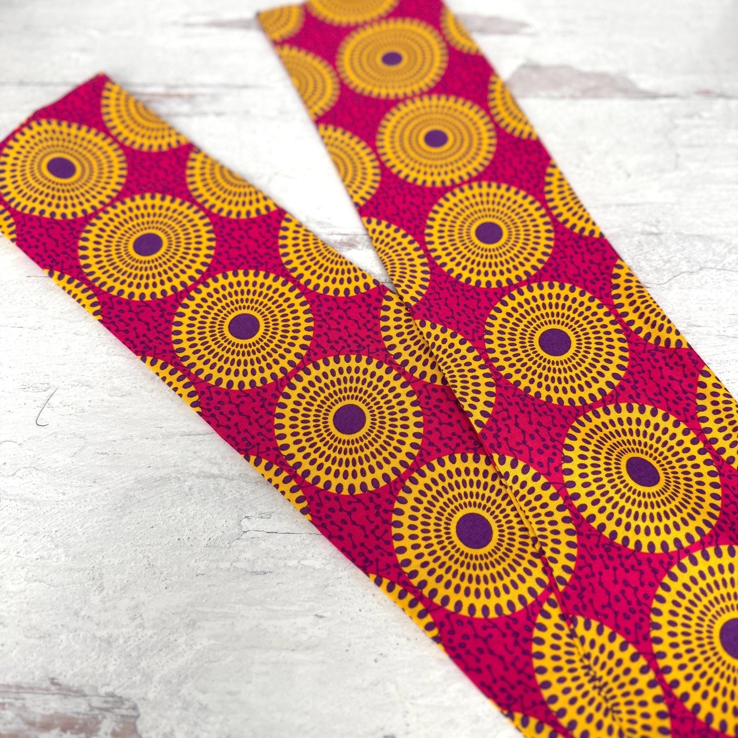 Extra Wide Adjustable Wire Headband African Print, Fuscia Yellow Purple Boho Wired Headband, Fabric Head Wrap, Turban, Gift for Her, Scarf