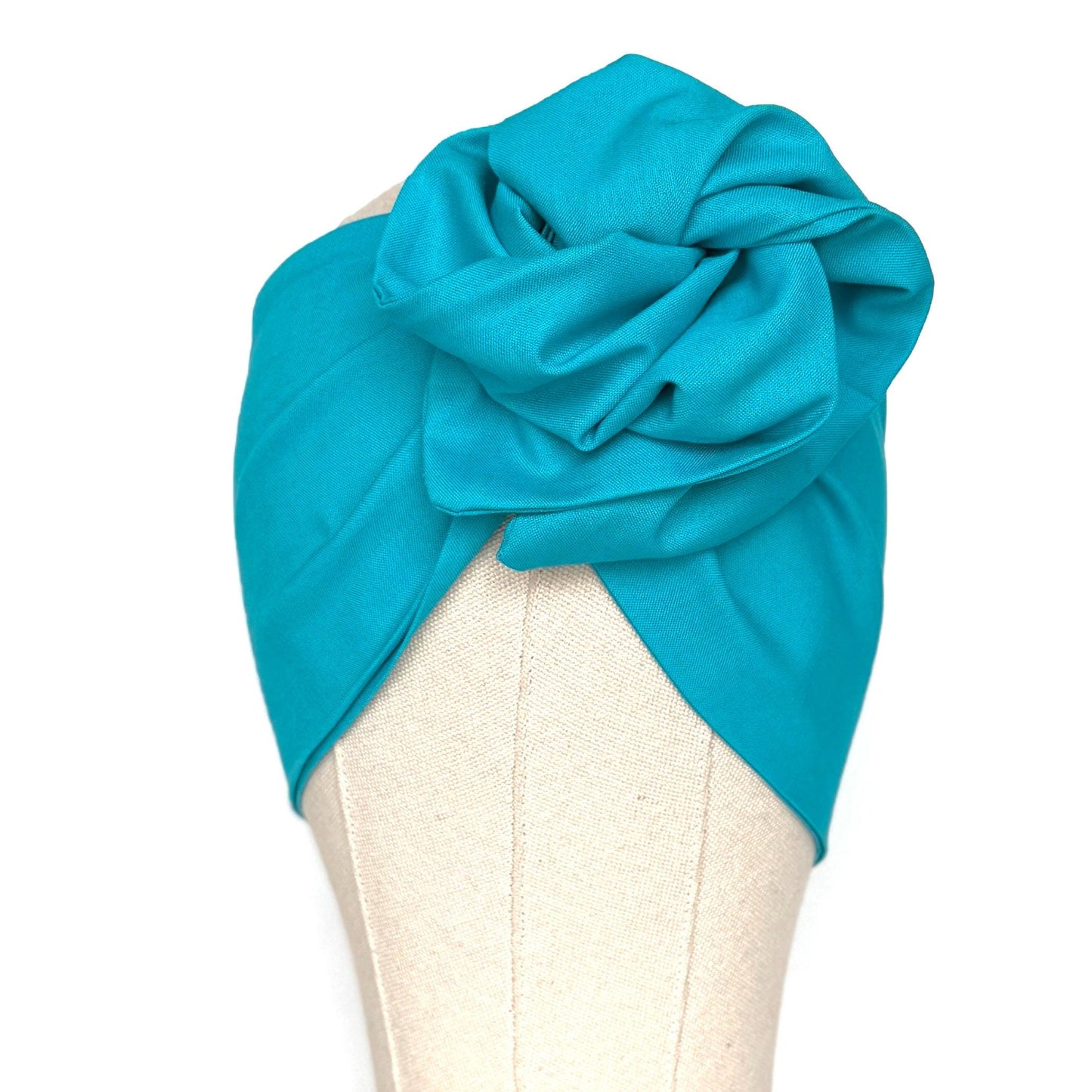 Extra Wide Adjustable Wire Headband, Teal Wired Head Wrap, Turban, Fall Fashion Hair Accessories for Women