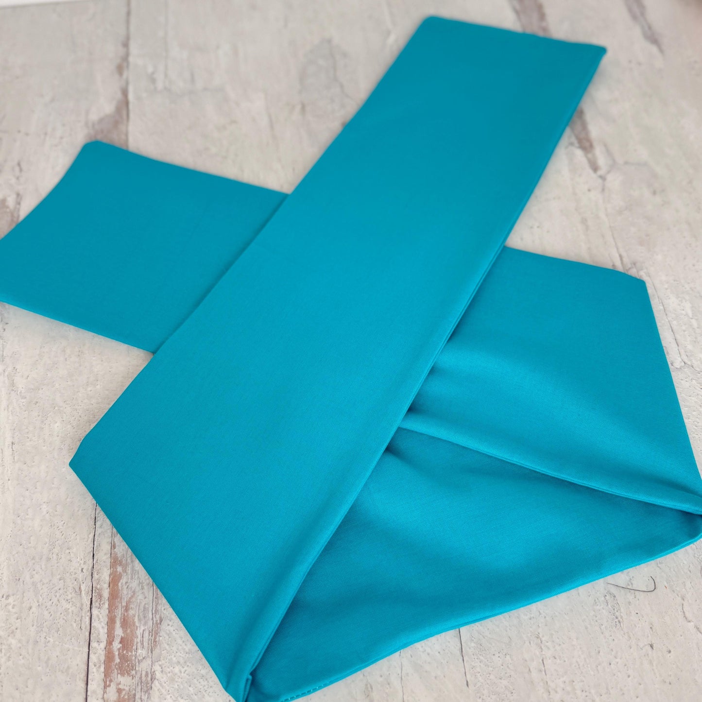 Extra Wide Adjustable Wire Headband, Teal Wired Head Wrap, Turban, Fall Fashion Hair Accessories for Women