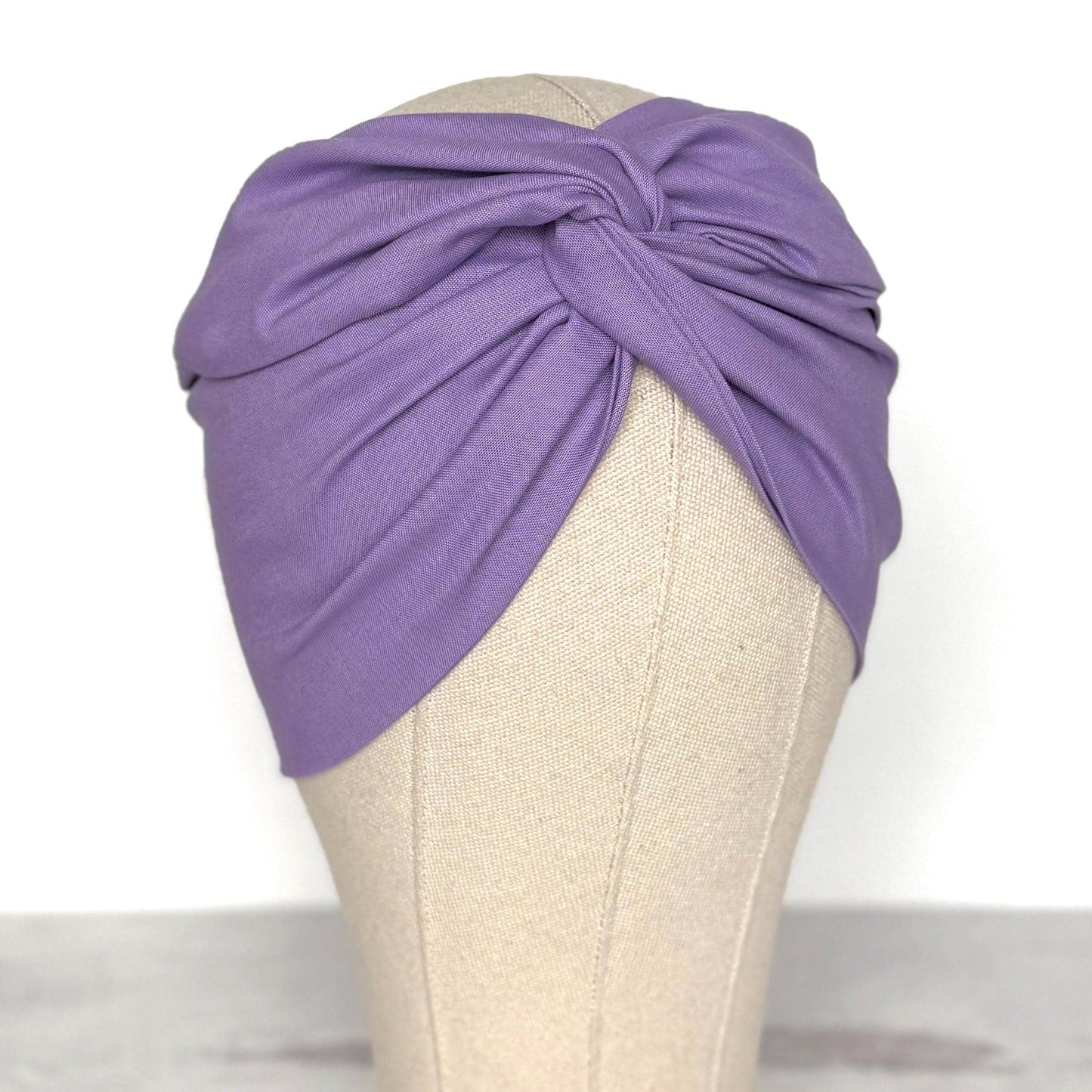 Extra Wide Adjustable Wire Headband, Light Purple Lilac Wired Head Wrap, Turban, Fashion Hair Accessories for Women