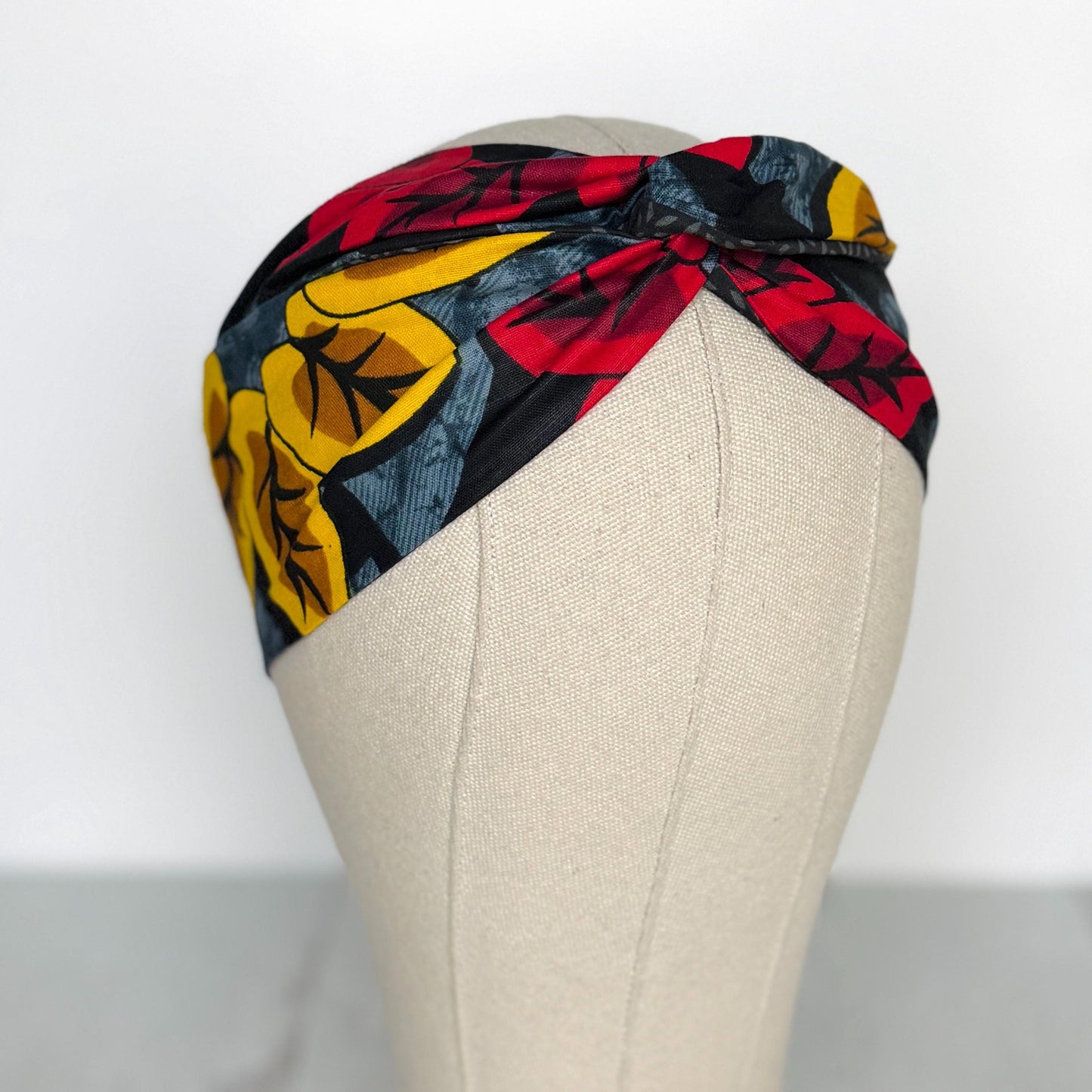 Mini Adjustable Reversible Ankara Wire Head Wrap, African Print Wired Headband, Fabric Head Wrap, Women Head Scarf, Hair Accessories