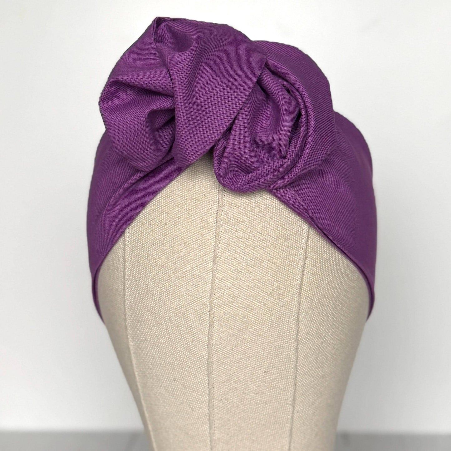 Mini Adjustable Wire Head Wrap, Purple Wired Headband, Bendable Fabric Head Wrap, Women Head Scarf, Gift Ideas Mom Wife Friend