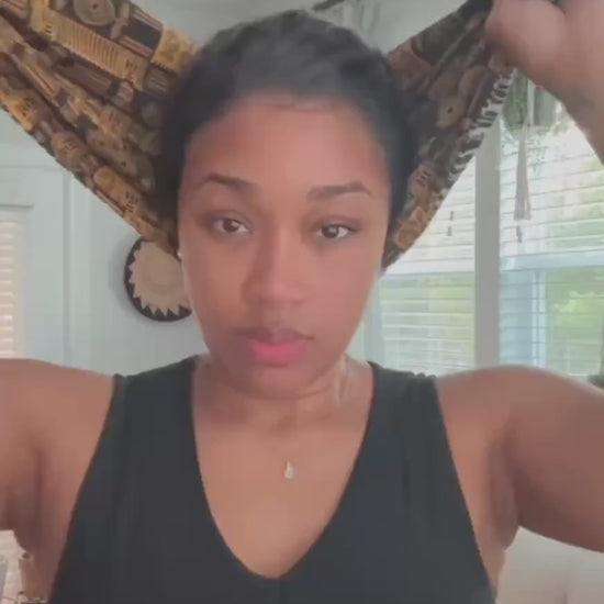 Full Turban Reversible Wire Headband, Hand Dyed Extra Wide Black Brown Wired Headband, Tie Dyed Fabric Head Wrap, Afro Boho Accessories